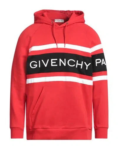 Givenchy Man Sweatshirt Red Size Xxl Cotton, Polyester, Ceramic