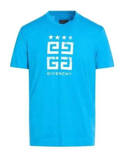 Givenchy Man T-shirt Azure Size Xl Cotton In Blue
