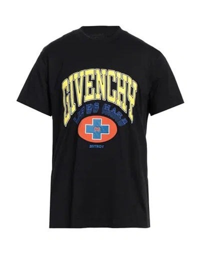 Givenchy Graphic-print Cotton T-shirt In Black