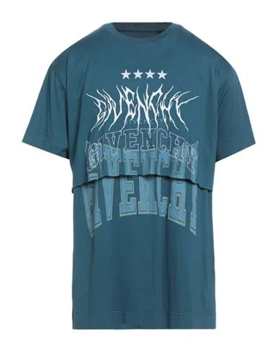 Givenchy Man T-shirt Deep Teal Size Xl Cotton In Green