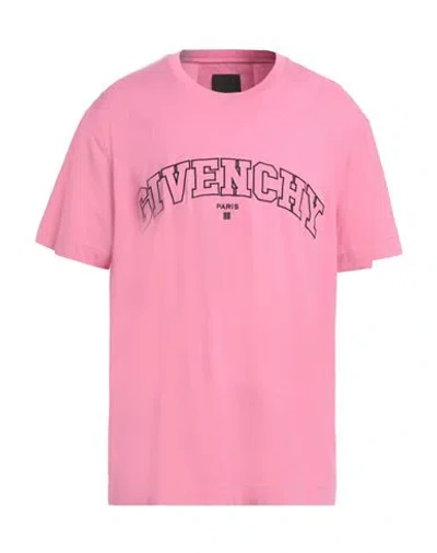 Givenchy Man T-shirt Fuchsia Size L Cotton In Pink