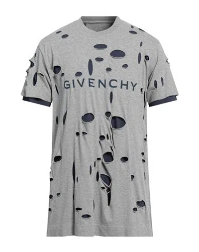 Givenchy Man T-shirt Grey Size L Cotton In Gray