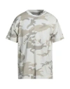 Givenchy Camouflage-print Cotton T-shirt In Beige