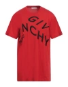 Givenchy Man T-shirt Red Size L Cotton In Red