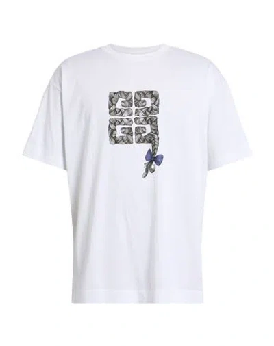 GIVENCHY GIVENCHY MAN T-SHIRT WHITE SIZE L COTTON