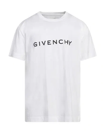 GIVENCHY GIVENCHY MAN T-SHIRT WHITE SIZE M COTTON