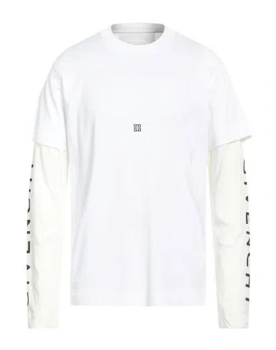 Givenchy Man T-shirt White Size S Cotton In White/ecru