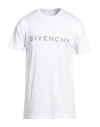 Givenchy Men White Cotton T-shirt In White