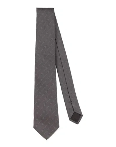 Givenchy Man Ties & Bow Ties Charcoal Size - Silk In Gray