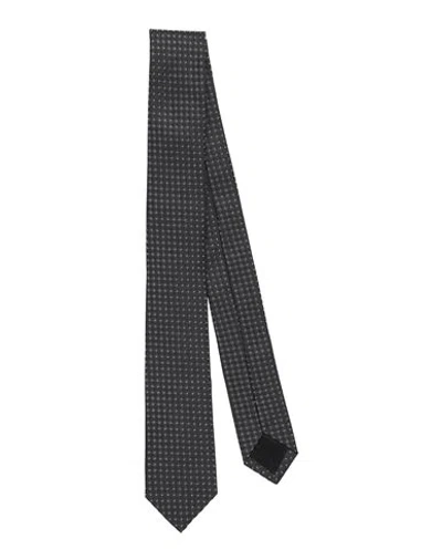 Givenchy Man Ties & Bow Ties Charcoal Size - Silk In Grey