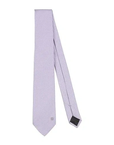 Givenchy Man Ties & Bow Ties Lilac Size - Silk In Purple