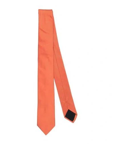 Givenchy Man Ties & Bow Ties Mandarin Size - Silk In Orange