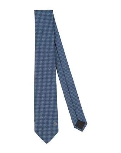 Givenchy Man Ties & Bow Ties Midnight Blue Size - Silk In Red
