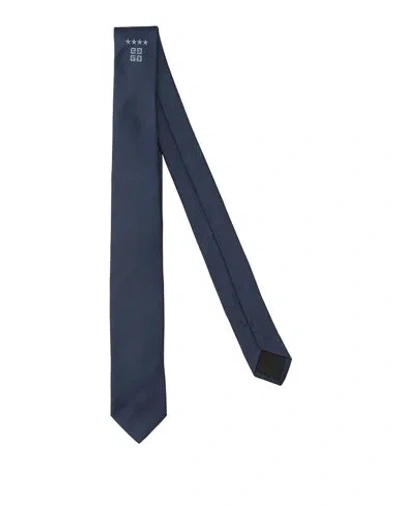 Givenchy Man Ties & Bow Ties Navy Size - Silk In Blue