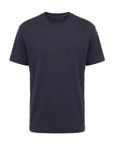 Givenchy Man T-shirt Navy Size S Cotton In Black