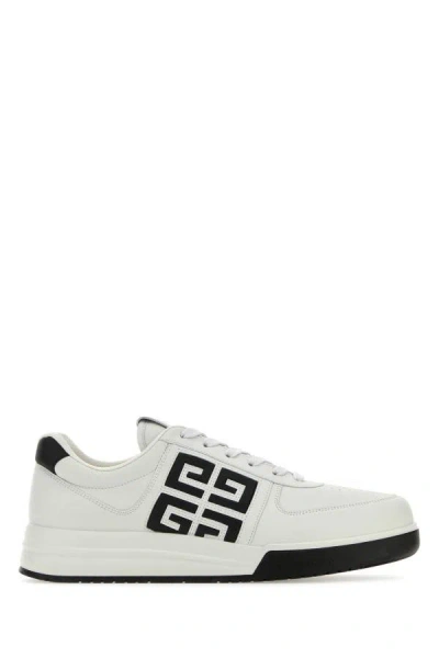 GIVENCHY GIVENCHY MAN TWO-TONE LEATHER G4 SNEAKERS