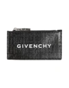 GIVENCHY GIVENCHY MAN WALLET BLACK SIZE - LEATHER