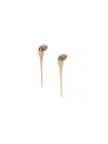 Givenchy Maple Seed Earrings In Metal