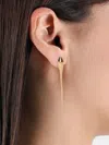 Givenchy Maple Seed Earrings In Metal In Gold