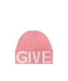 Givenchy Mark Woolen Cap In Pink