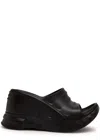 Givenchy Marshmallow Black Wedges In Black