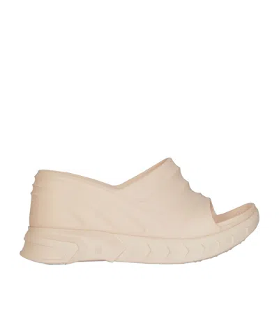 Givenchy Marshmallow 110mm Platform Sandals In Nude