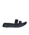 Givenchy Slippers And Hooves Marshmallow Man Fabric Black In Black