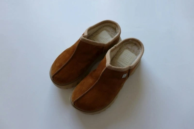 Pre-owned Givenchy Marshmallow Slippers - Brown Calf Suede