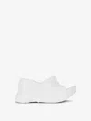 Givenchy Marshmallow Rubber Wedge Slide Sandals In White