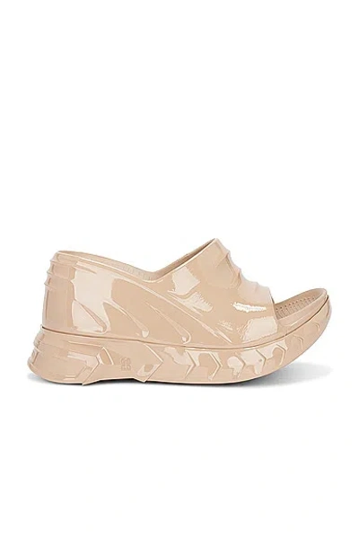 Givenchy Marshmallow Wedge Sandal In Beige