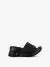 Givenchy Marshmallow Wedge Mules In Leather In Black