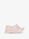 GIVENCHY MARSHMALLOW WEDGE SANDALS IN RUBBER