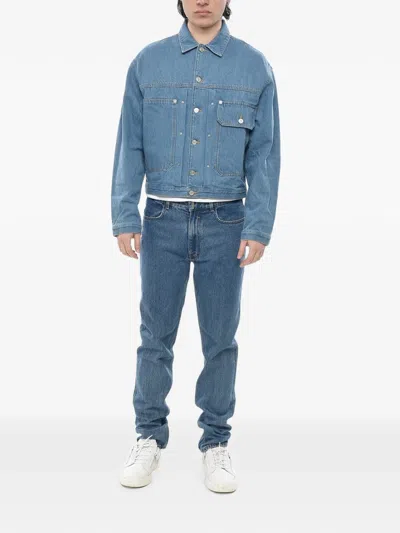 Givenchy Martingale Denim Jacket In Blue