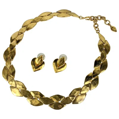 Pre-owned Givenchy Matte Gold Suite In Multi
