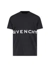 Givenchy Archetype Drop-shoulder T-shirt In Black  