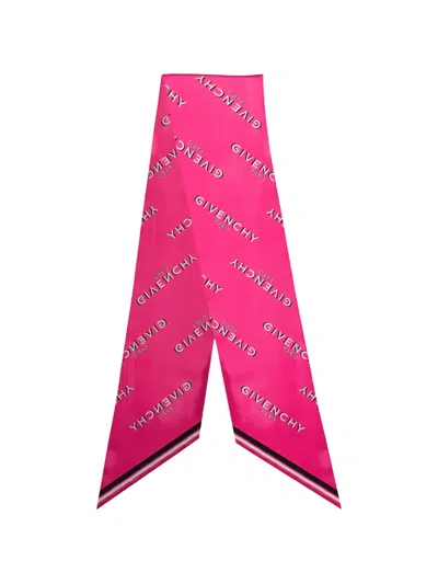 Givenchy Maxi Shadow Logo-print Bandeau Scarf In Gold