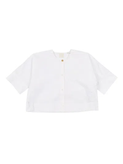 Givenchy Kids Camicia M/c In White