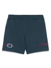 Givenchy Waistband Elastic Pockets Side Back In Blue