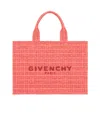 Givenchy Medium G-tote Bag In 4g Cotton Towelling In Pink