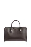 Givenchy Womens Antigona Catchall Medium Leather Shoulder Bag Chocolate In Brown
