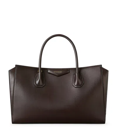 Givenchy Medium Antigona Catchall Top-handle Bag In Brown