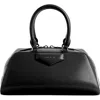 Givenchy Antigona East West Brown Small Handbag With Adjustable And Removable Shoulder Strap And Logo Letteri In Black