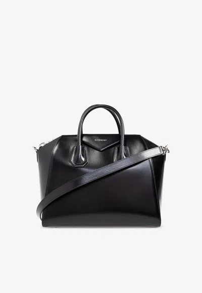 Givenchy Medium Antigona Tote Bag In Black