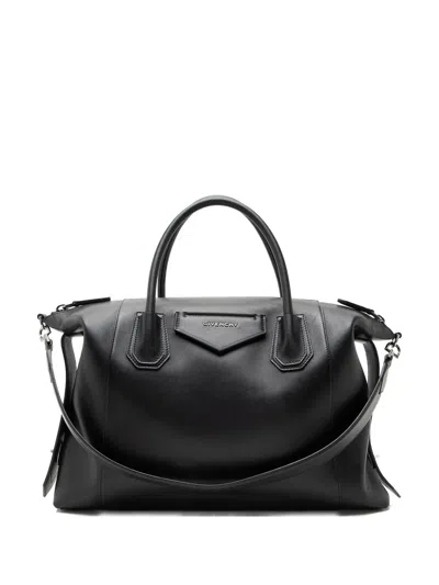 Pre-owned Givenchy Medium Antigona Tote Bag In Black