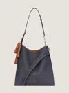 Givenchy Medium Belted Hobo Bag In Denim