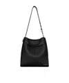 Givenchy Medium Belted Hobo Bag In Grained Leather In Black