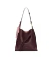 Givenchy Medium Belted Hobo Bag In Leather In Burgundy