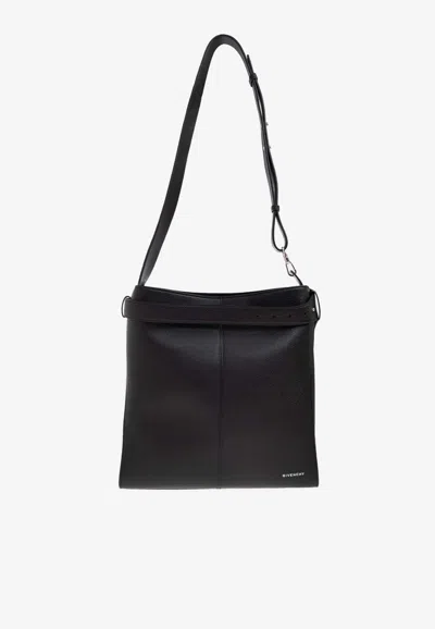 Givenchy Medium Belted Leather Crossbody Bag In Black