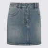 GIVENCHY GIVENCHY MEDIUM BLUE DENIM MINI SKIRT