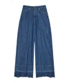 Givenchy Medium Blue Wide Leg Jeans In Blue